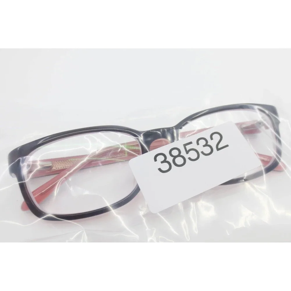 Jill Stuart Eyeglasses JS471-TCUF Brown Pink Rectangular Frames 52-17-135